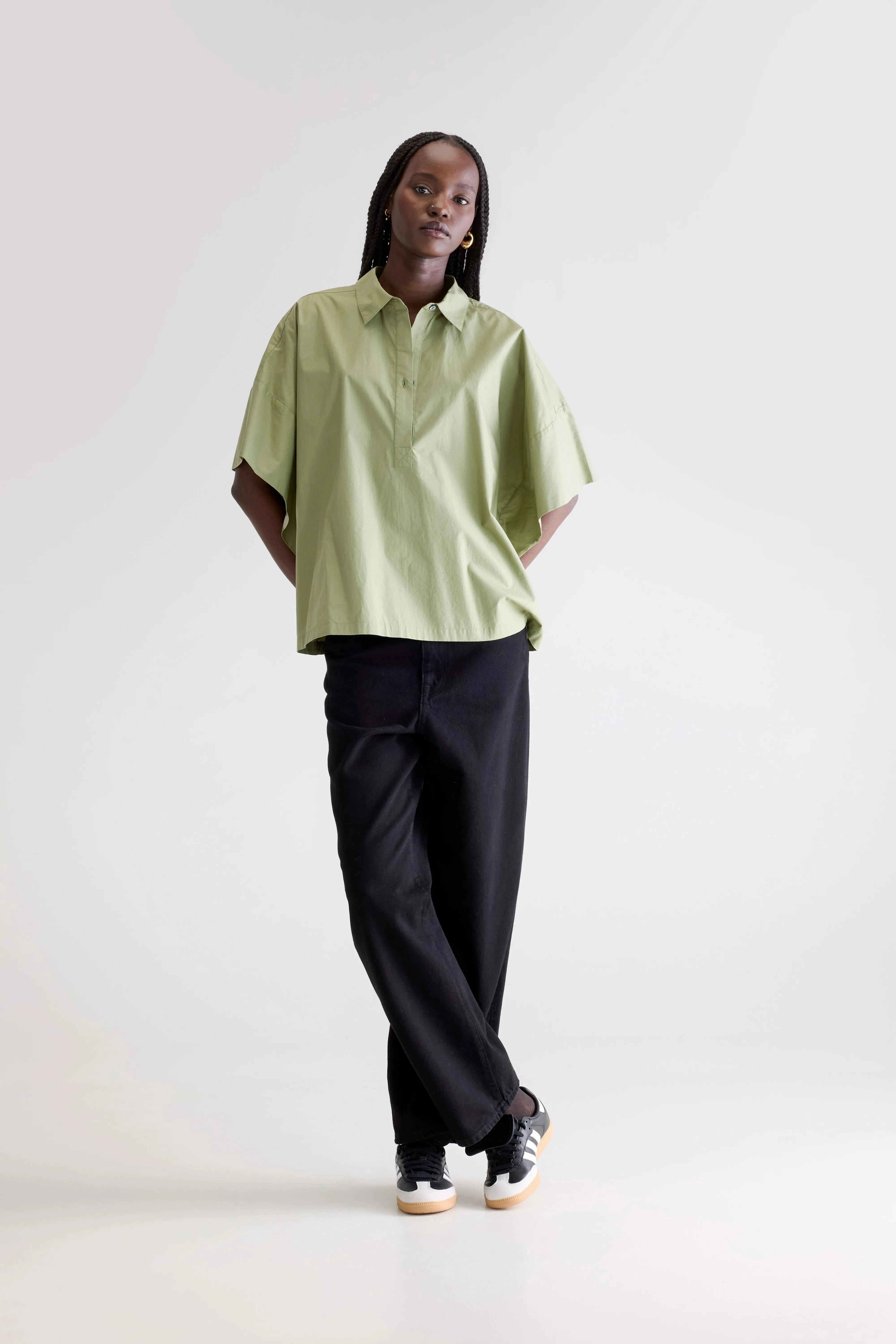 Cairn short-sleeve shirt (252 / W / SAUGE) Wardrobe Must-Have