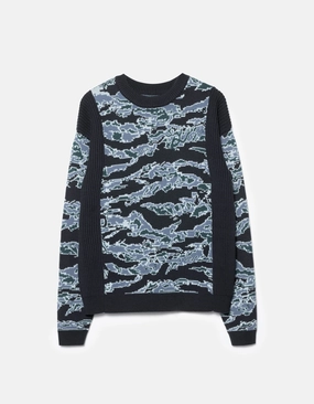 2206 Maharishi Camo Knit Sweater Arctic couple wear Bright Colors
