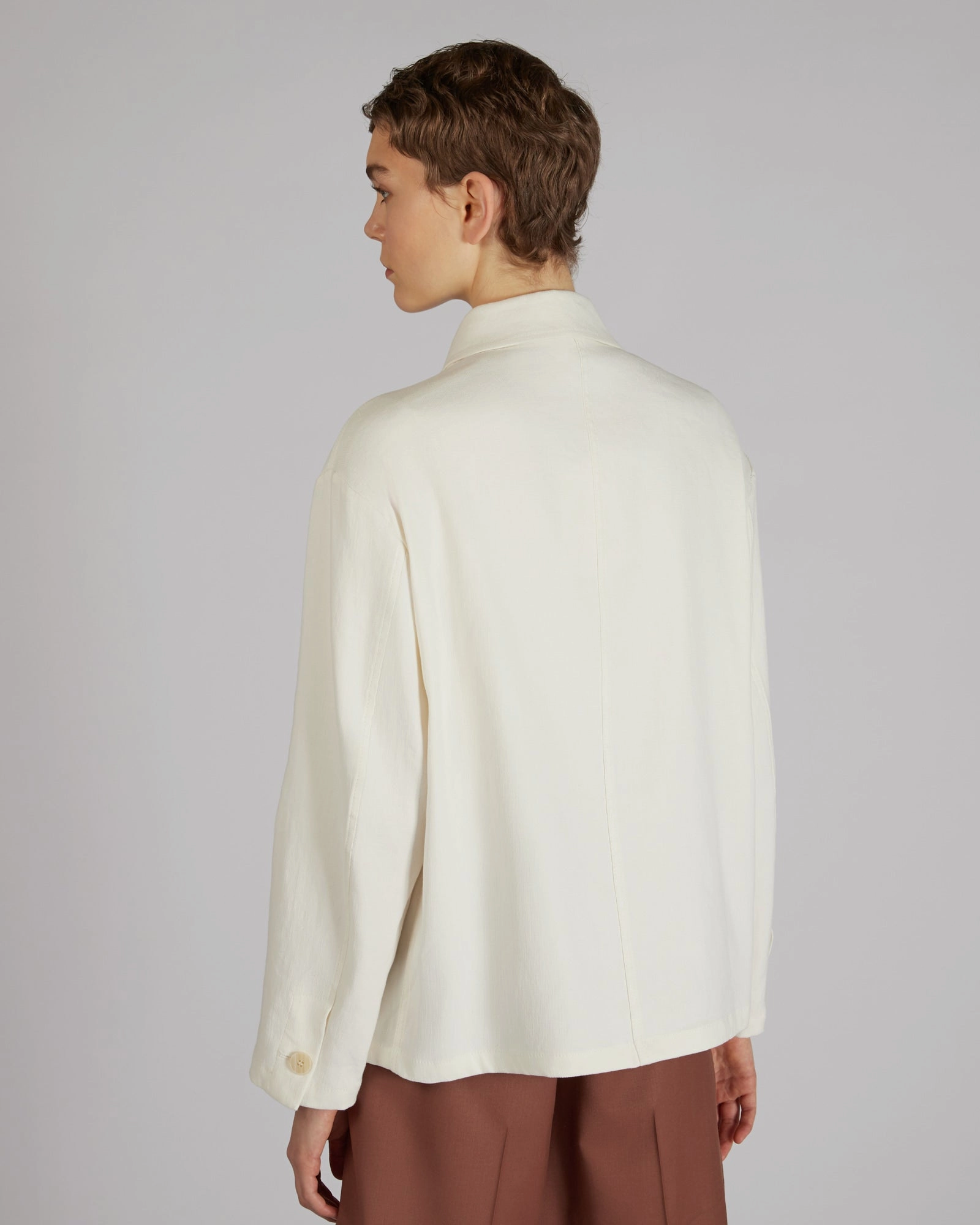 Mold resistant Subtle Fashion Fit Cotton and linen panama blouse