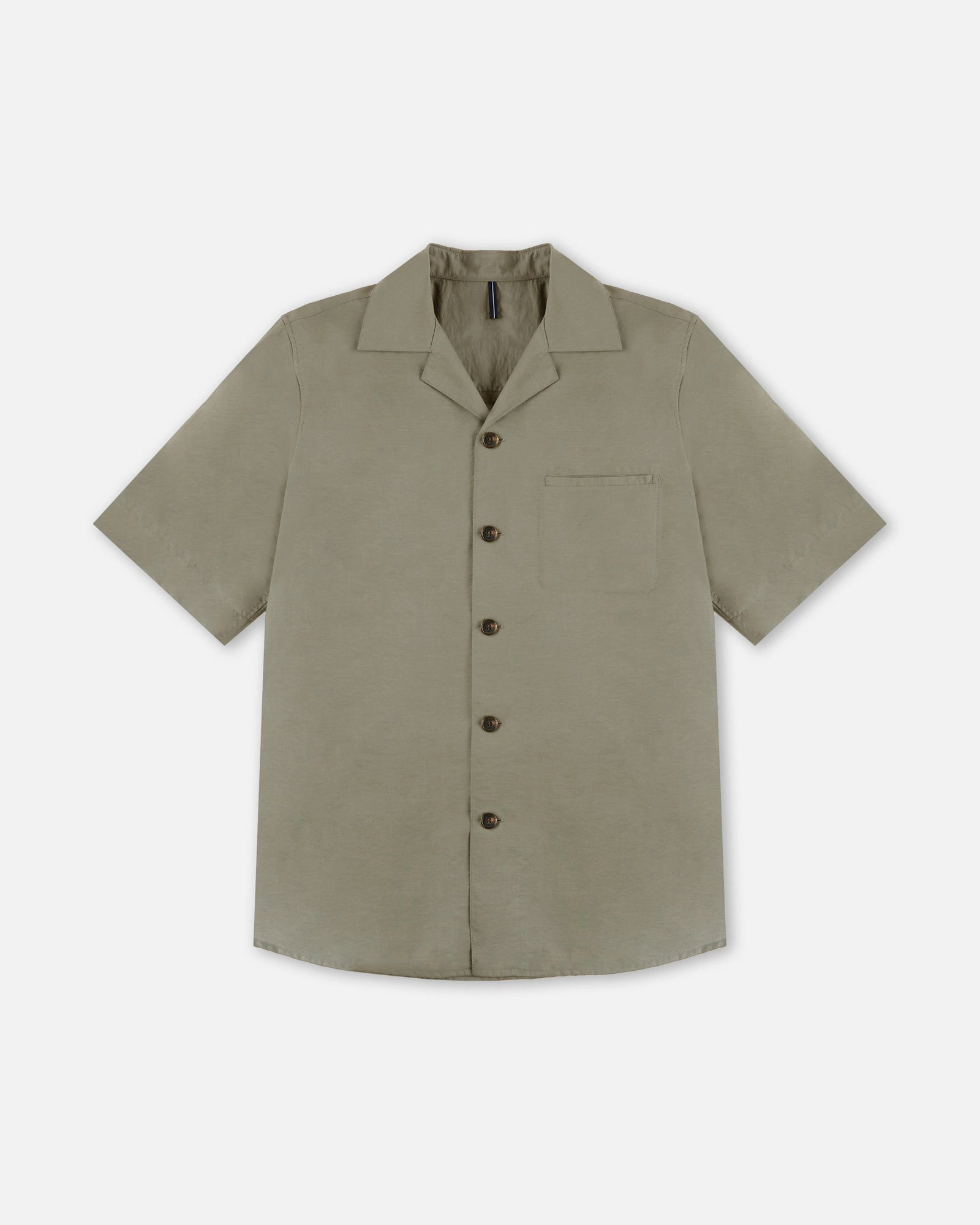 Cotton and technical fabric overshirt Relaxed Style