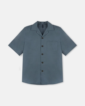 Cotton and technical fabric overshirt Quality Look