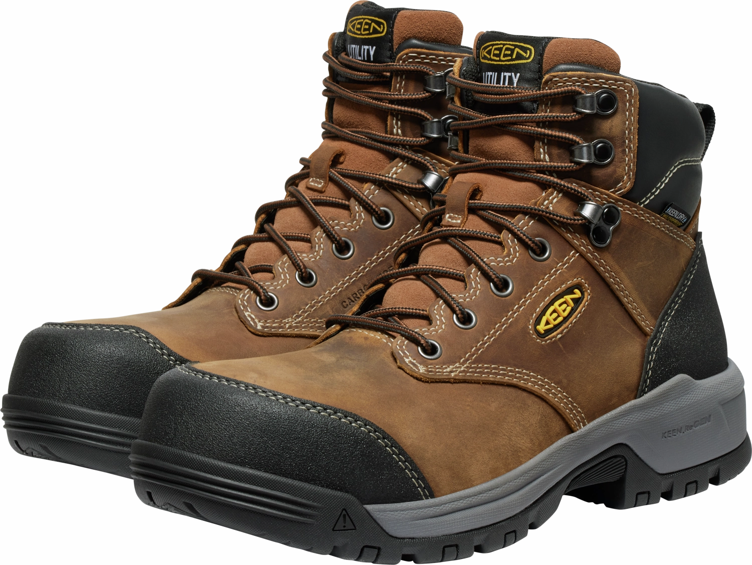 Comfort Lining Rough Terrain MEN'S EVANSTON 6" WATERPROOF EH CARBON TOE