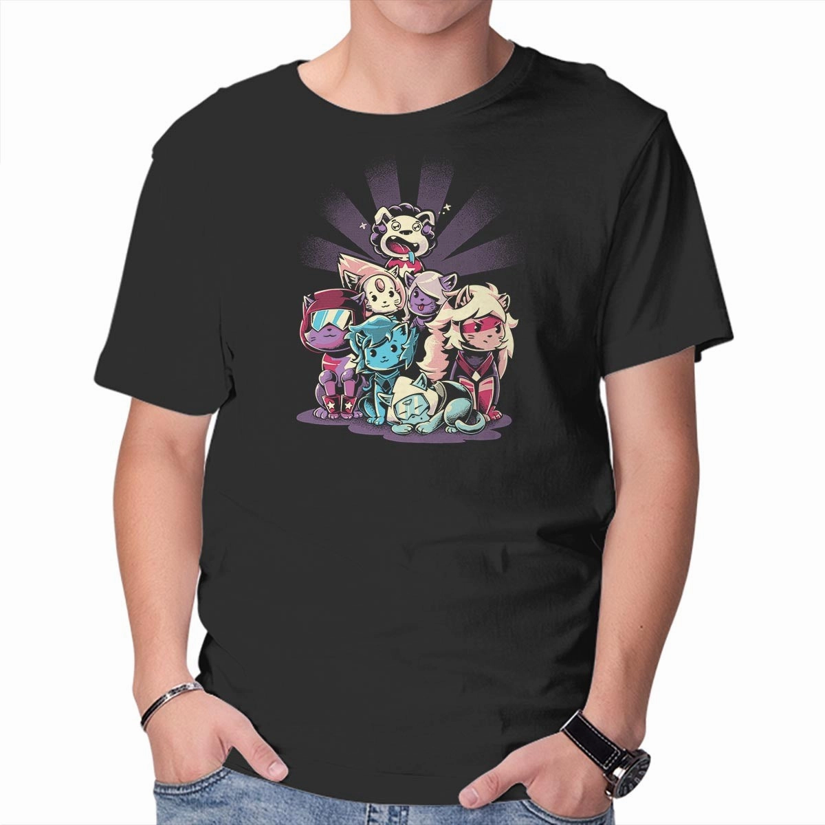 Adjustable Hem Cute Gems