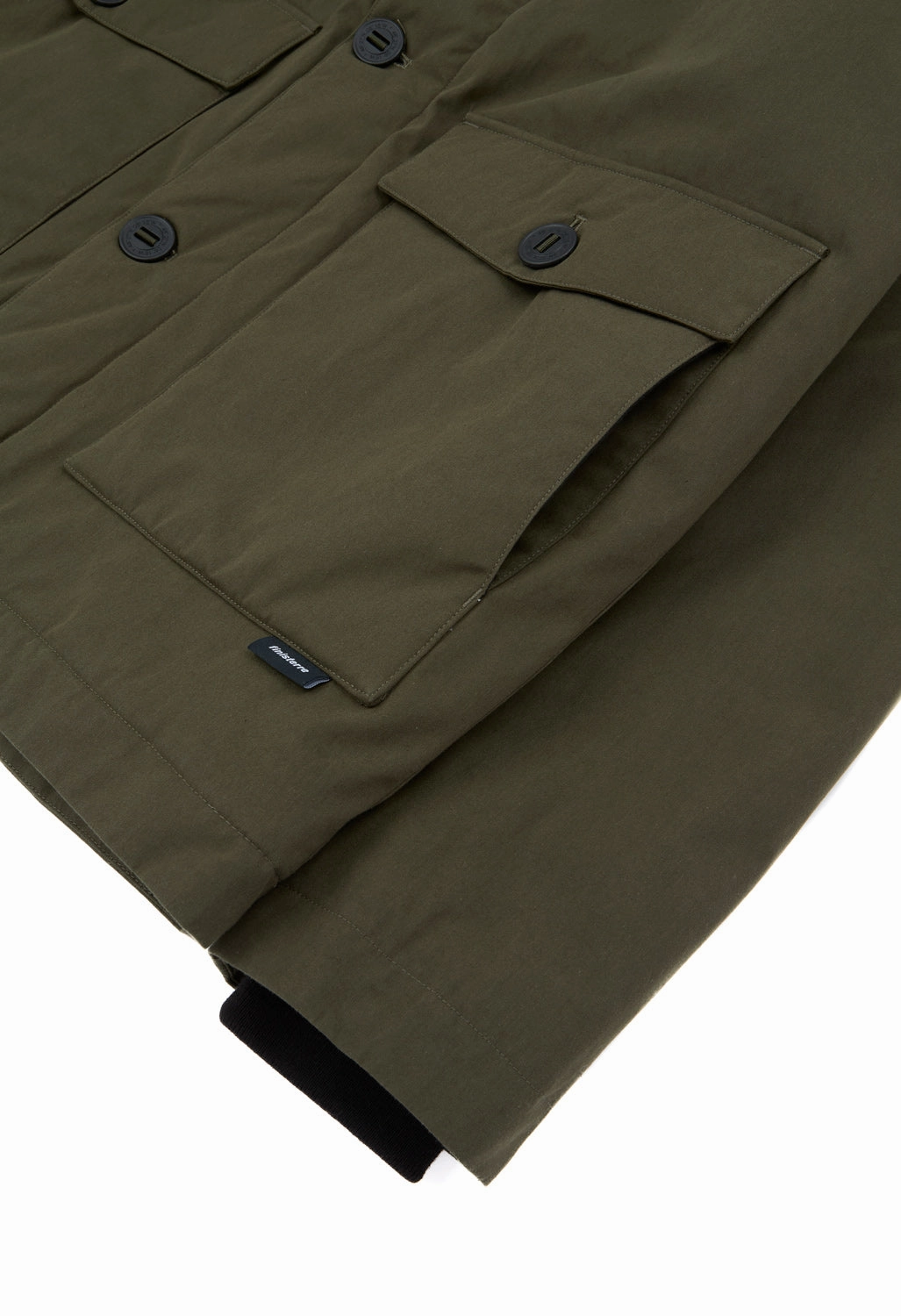 Finisterre Men's Shipyard Insulated Jacket - Timber Green NonRestrictive Movement Design