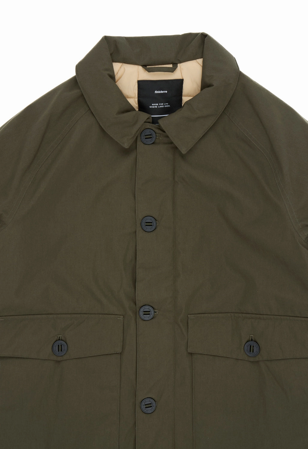 Quick Access Pockets Finisterre Men's Shipyard Insulated Jacket - Timber Green