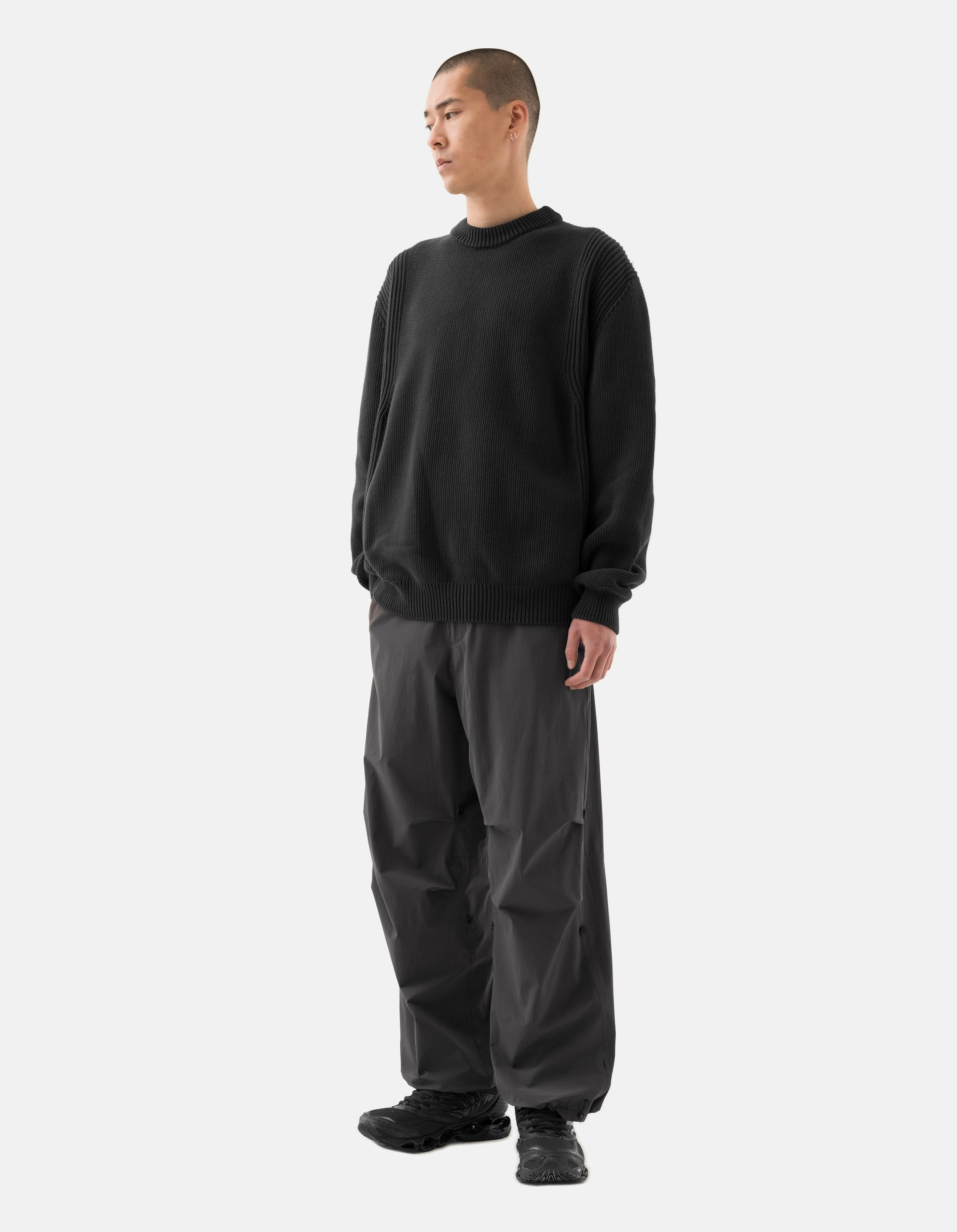 1462 Maharishi Knitted Crew Black Brand Reputation