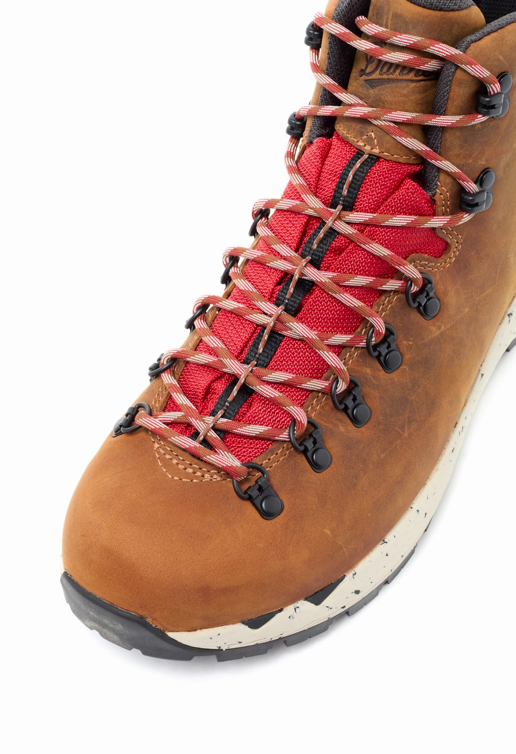 Rugged Built Hiking Trails Insulated Weather Resistant User Danner Men's Mountain 600 EVO GTX Boots - Mocha Brown / Rhodo Red