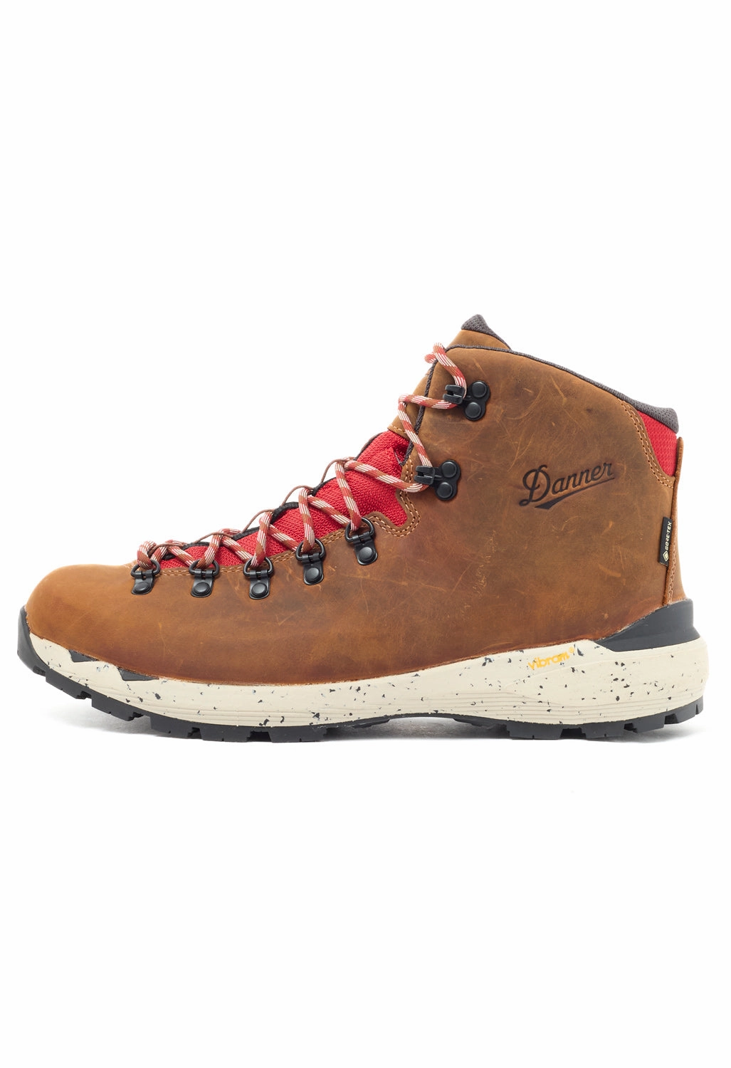 Shock Absorbing Urban Traveler Quick Dry Interior Danner Men's Mountain 600 EVO GTX Boots - Mocha Brown / Rhodo Red