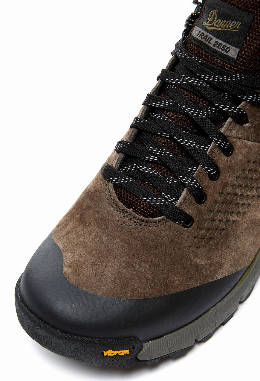 All-Purpose Low Profile Windy Weather Danner Trail 2650 Mid GORE-TEX Men's Boots - Brown / Military Green