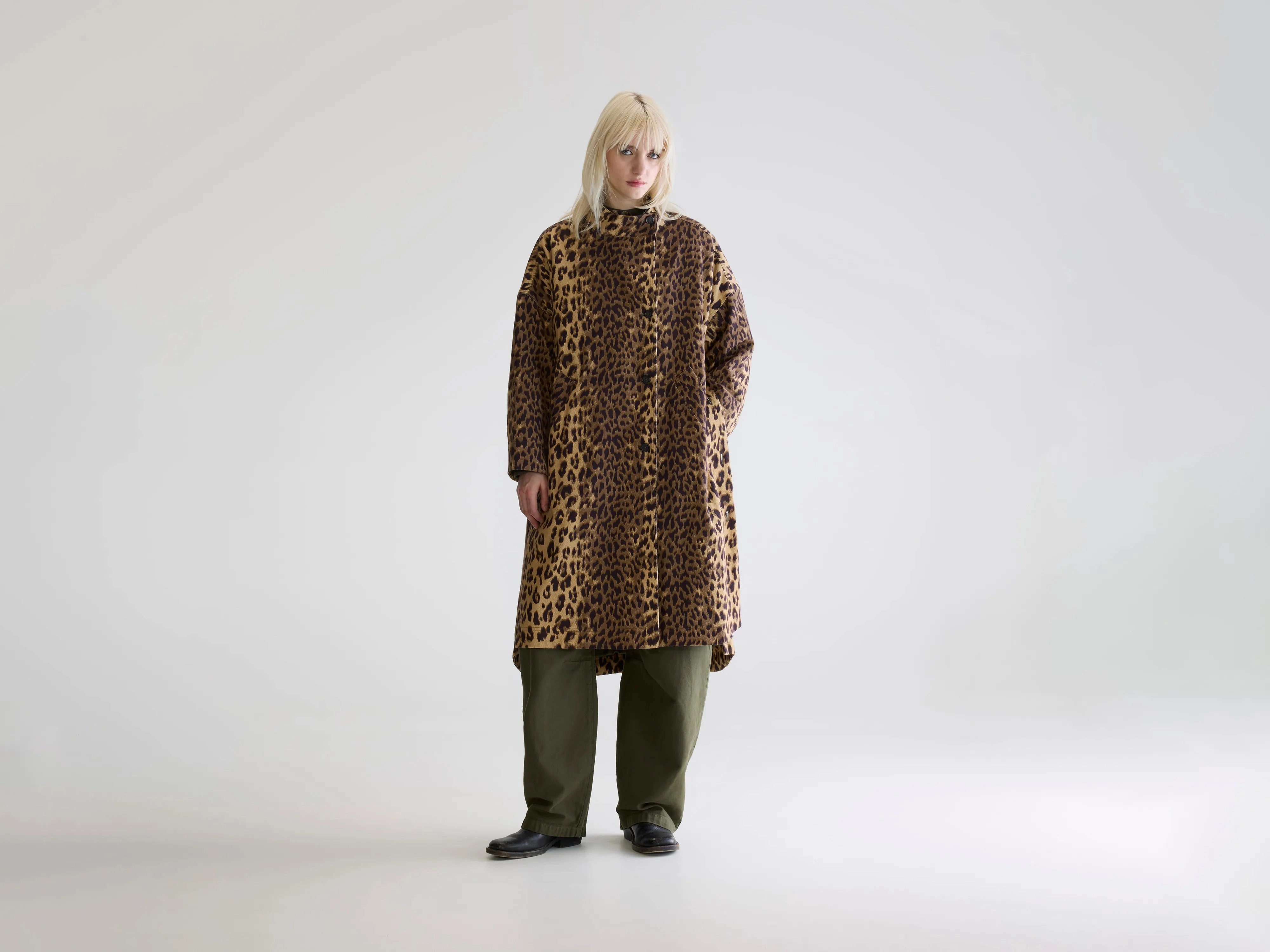 Juttac leopard-print trench (252 / W / COMBO D) No Smell