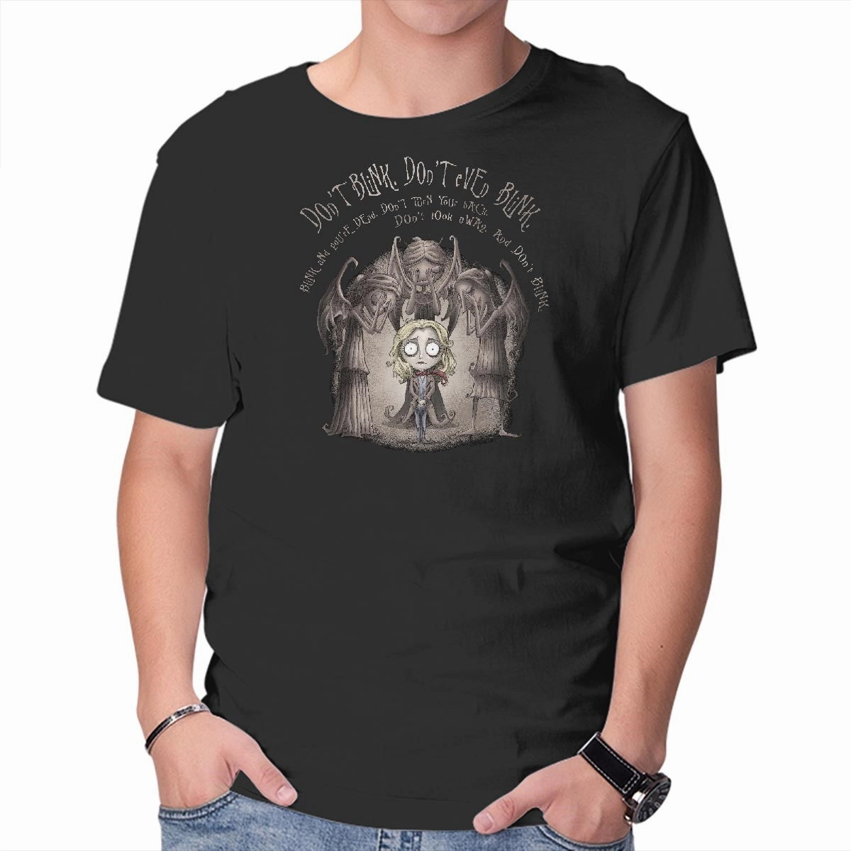 Don't Blink. Don't Even Blink. Quick Dry Fabric Classic Crew Neck