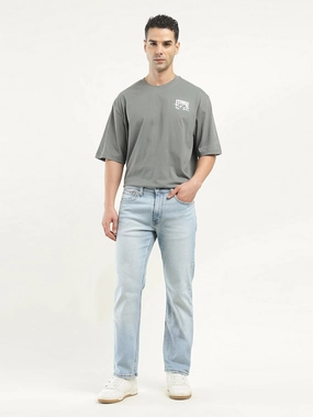 Men's 513 Indigo Slim Straight Fit Mid Rise Jeans Motion Ease