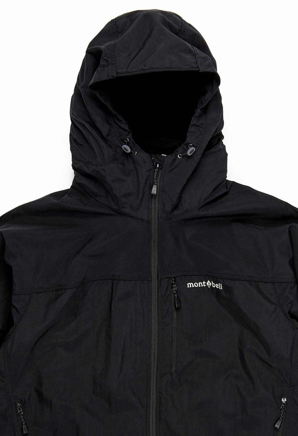 Montbell Mens O.D. Hooded Jacket - Black ElasticCuffs