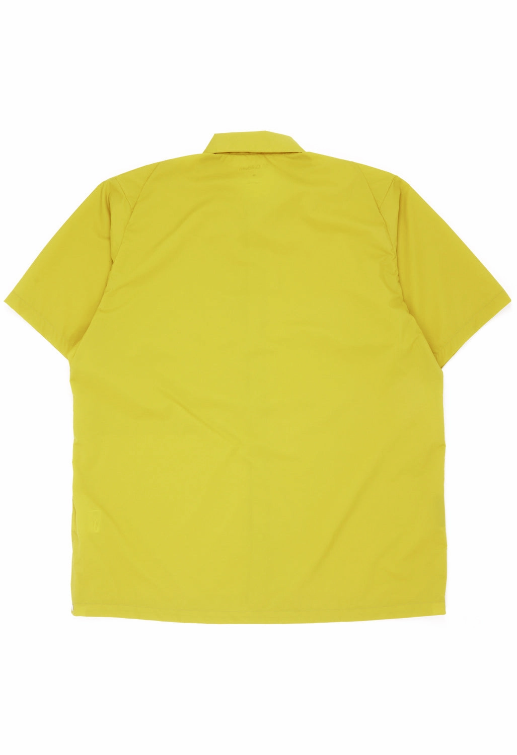 Goldwin Men's PERTEX Double Cloth Short Sleeve Hike Shirt - Acid Yellow Unisex Choice Non-irritating
