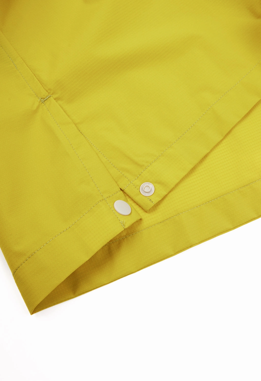 Light Wear Goldwin Men's PERTEX Double Cloth Short Sleeve Hike Shirt - Acid Yellow