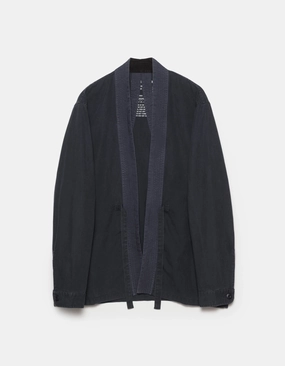 4605 Hemp Hanten Shirt Navy Durable Material