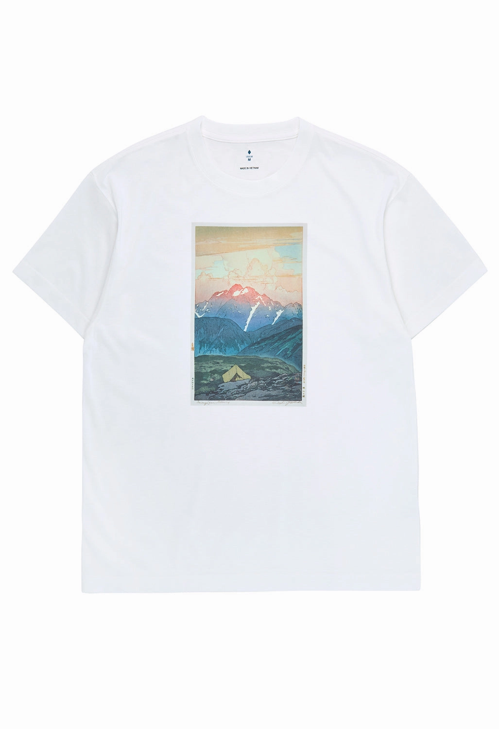 Trendy Comfort Fit Adult Wear Montbell Men's Wickron Tsurugisan No Asa T-Shirt - White