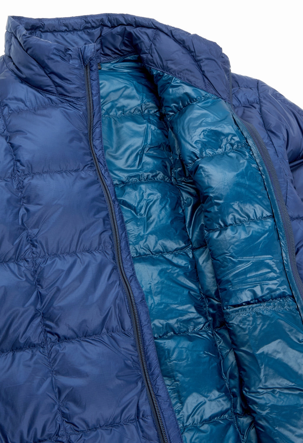 Montbell Men's Superior Down Jacket - Navy Rubberized Edging