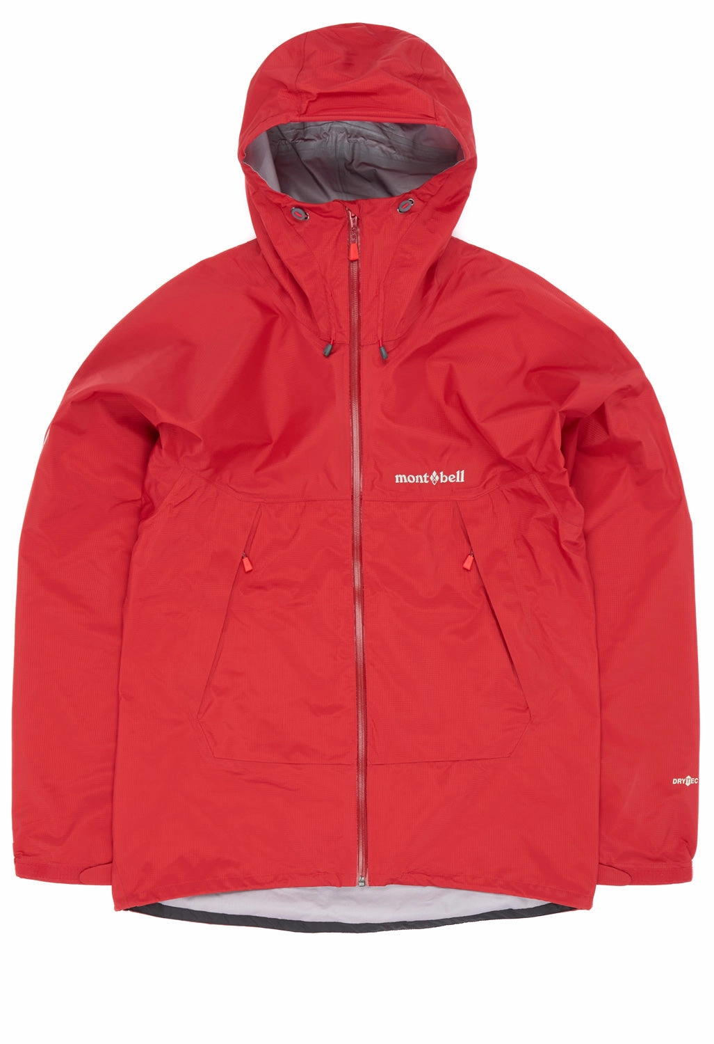 RubberizedTrim Montbell Men's Thunder Pass Jacket - Red Brick