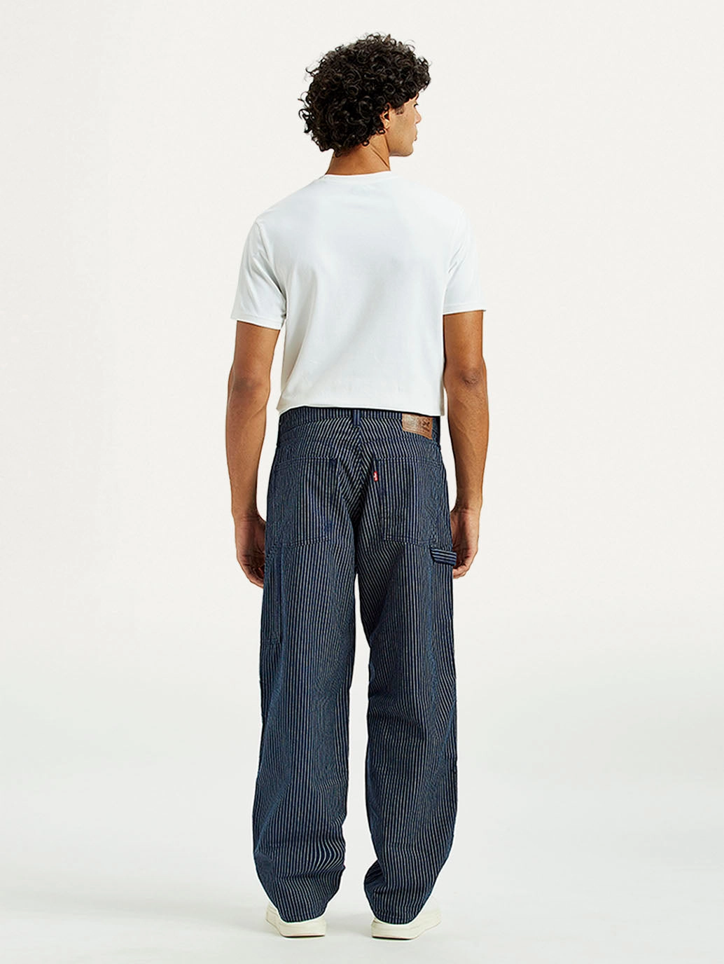 Men's 578 Dark Indigo Baggy Fit Mid Rise Carpenter Jeans Morning Stroll Sustainable Classic Smart Casual Athlete Fit