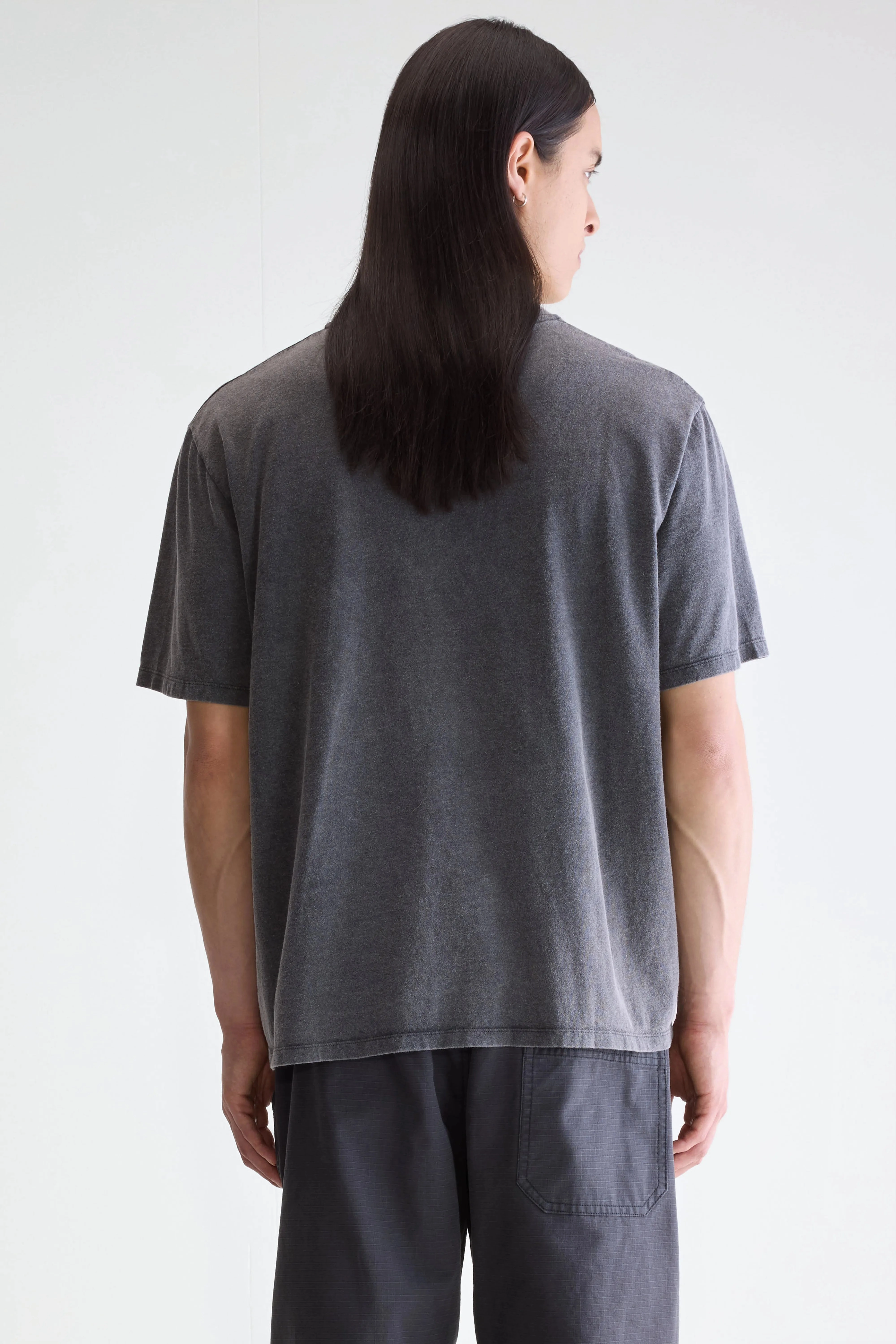Video relaxed t-shirt (252 / M / BLACK SAND) AdjustableCuffs