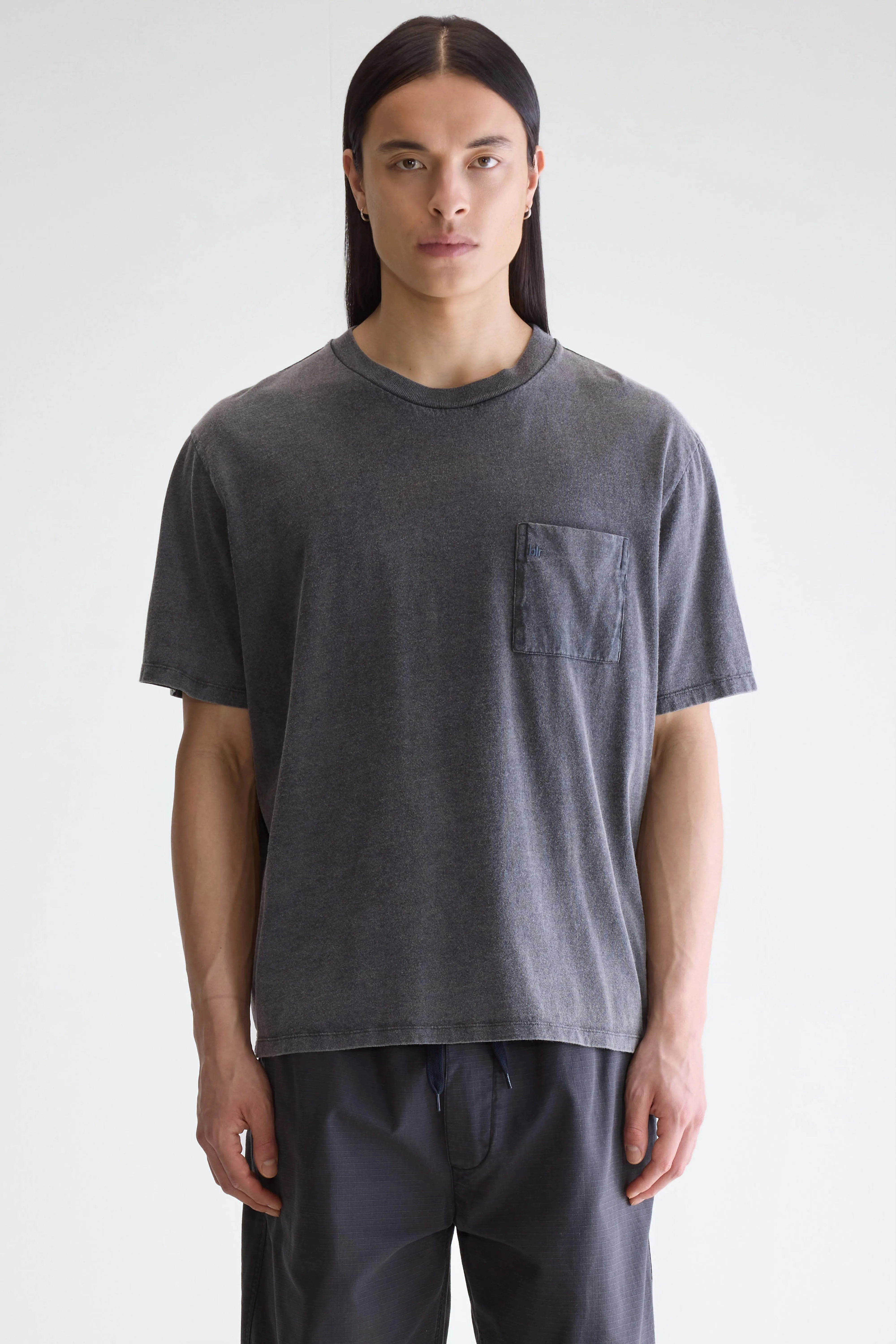 VentilatedBackPanel Shrinkage Prevention Treatment Video relaxed t-shirt (252 / M / BLACK SAND)