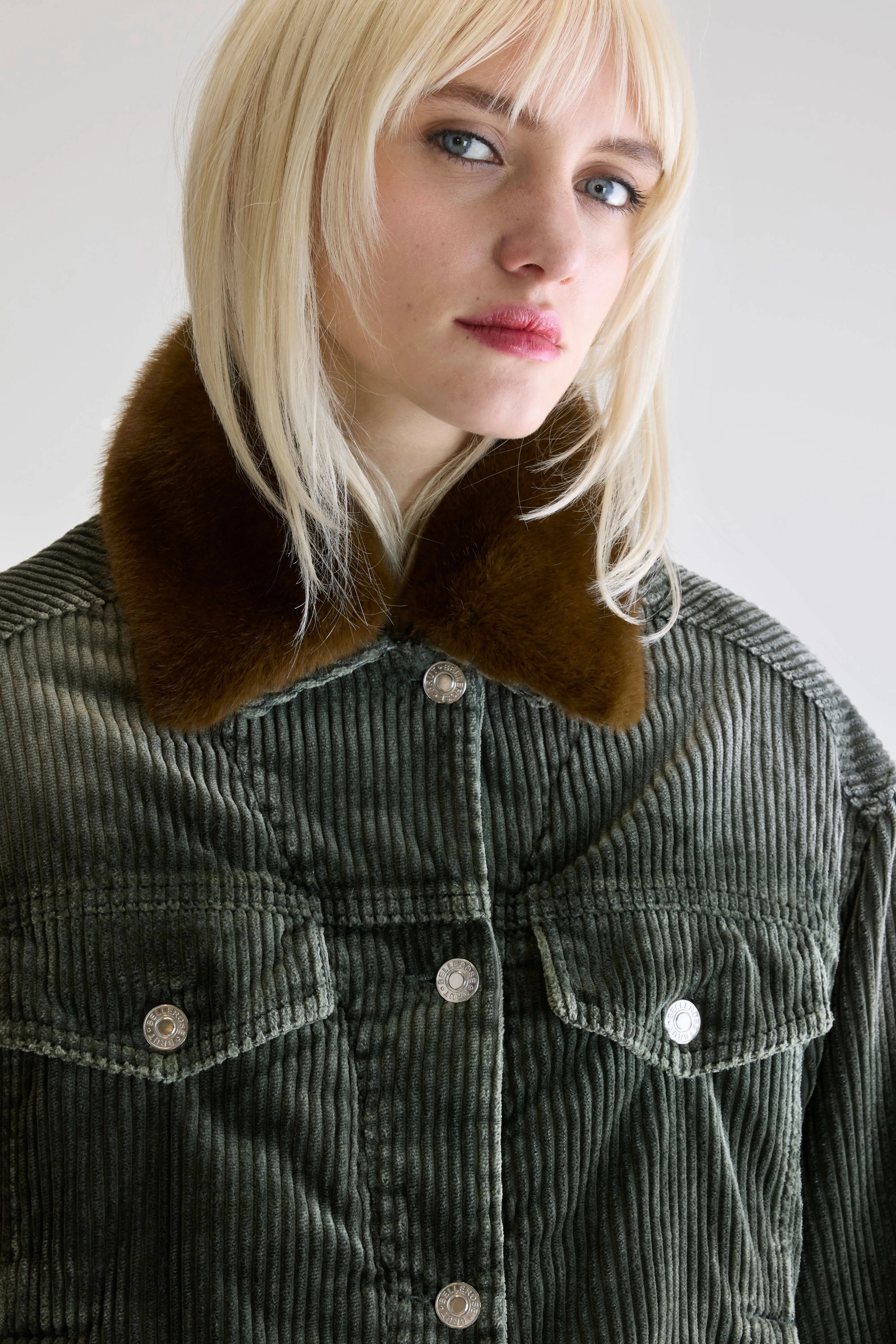 Payne corduroy jacket (252 / W / SAGE) Cold Weather