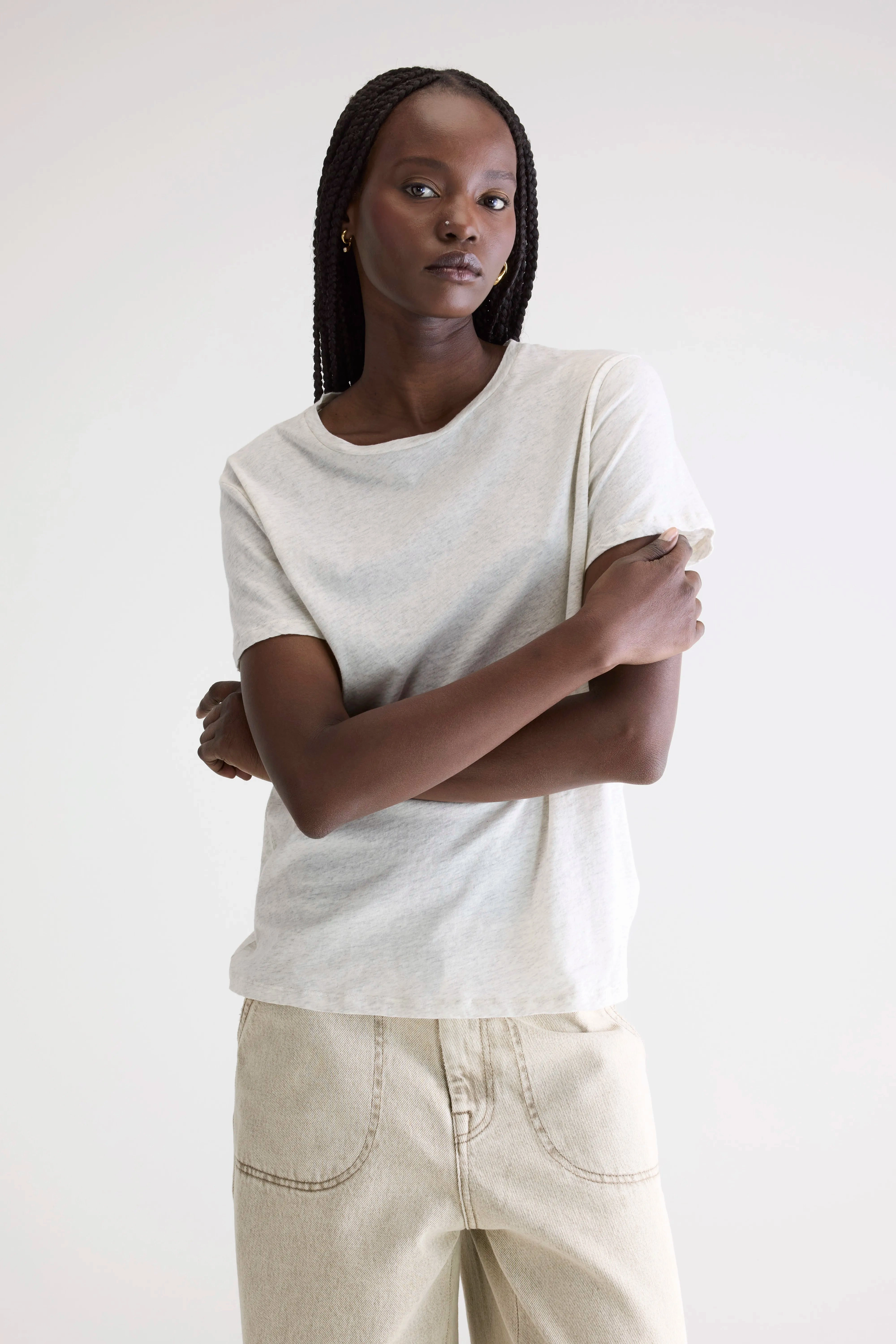 Snag Resistant Fabric Covi short-sleeve t-shirt (252 / W / OYSTER)