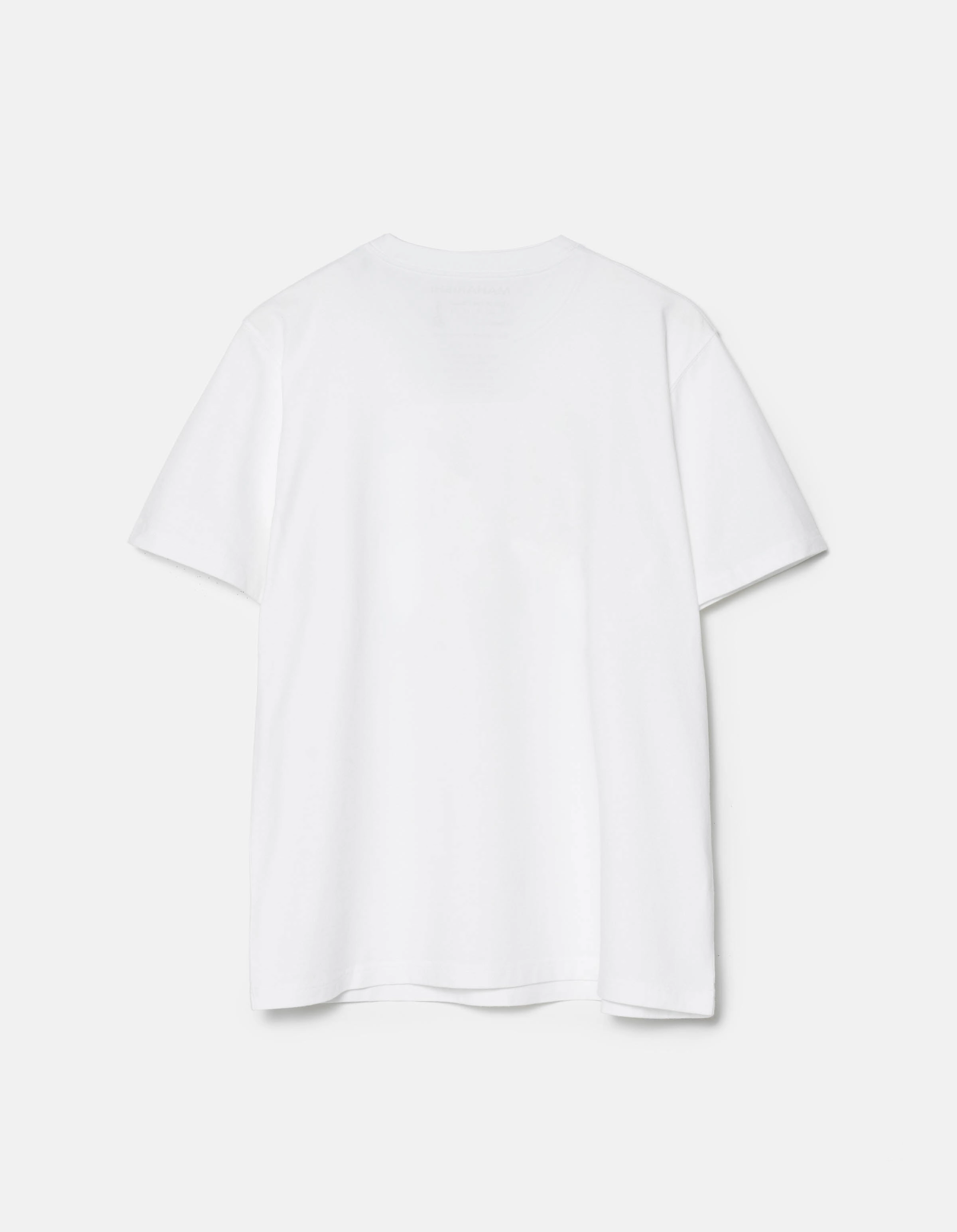1581 Maharishi Kung Fulery S/S T-Shirt White Raglan Sleeve OdorControl Technology