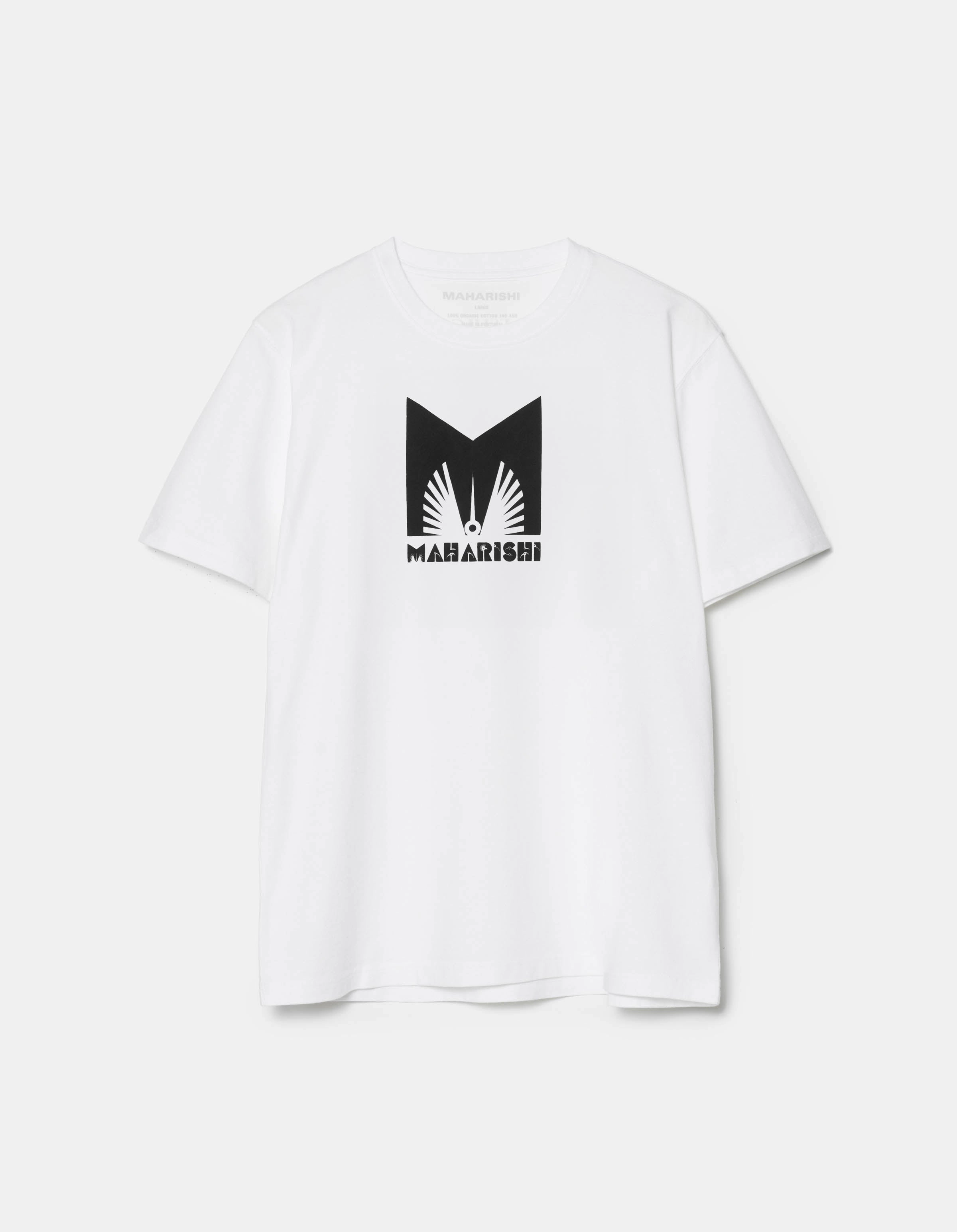 1581 Maharishi Kung Fulery S/S T-Shirt White BreathableMeshPanel