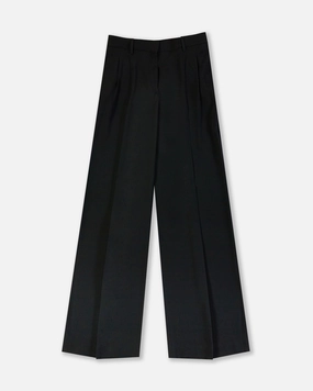 Heat Control Silk and acetate cr??pe de chine trousers