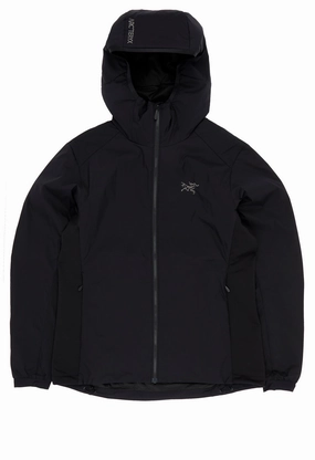 Arc'teryx Women's Atom Hoody - Black NoiseFreeMaterial Abrasion Resistant Finish