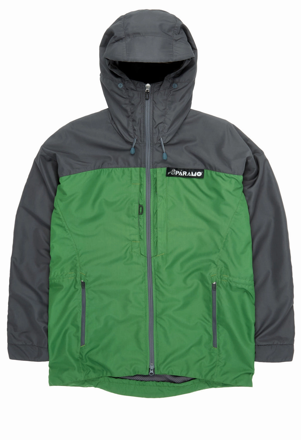 Comfort Fit Compact Storage Paramo Mens Alta III Jacket - Fir / Rock Grey