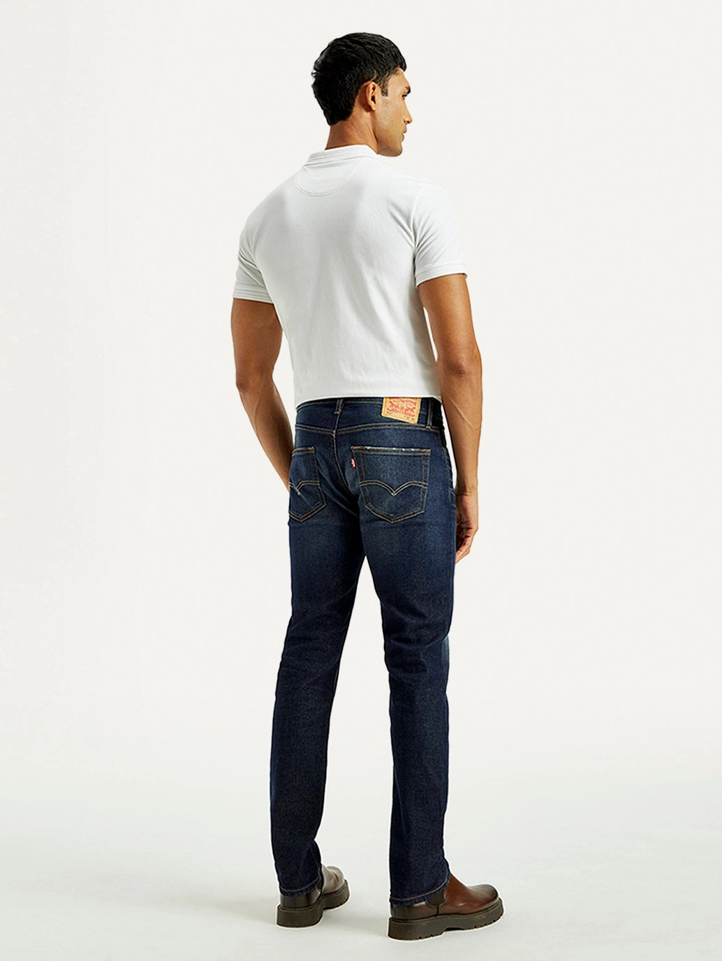 Festival Outfit Date Night Professional Wear Men's Tinted 511 Dark Indigo Slim Fit Mid Rise Jeans