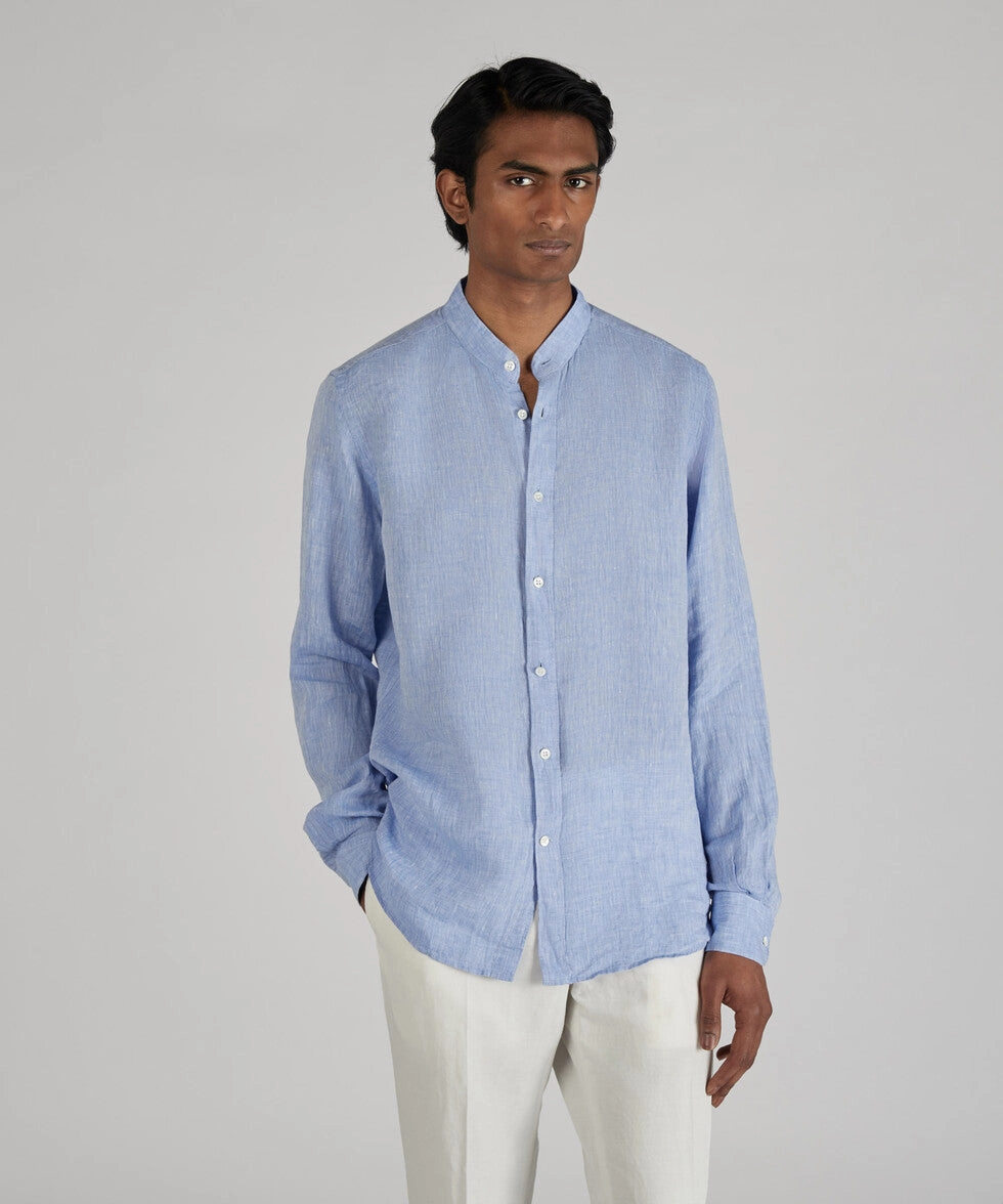 Fashion Choice Designer Look Regular-fit linen shirt