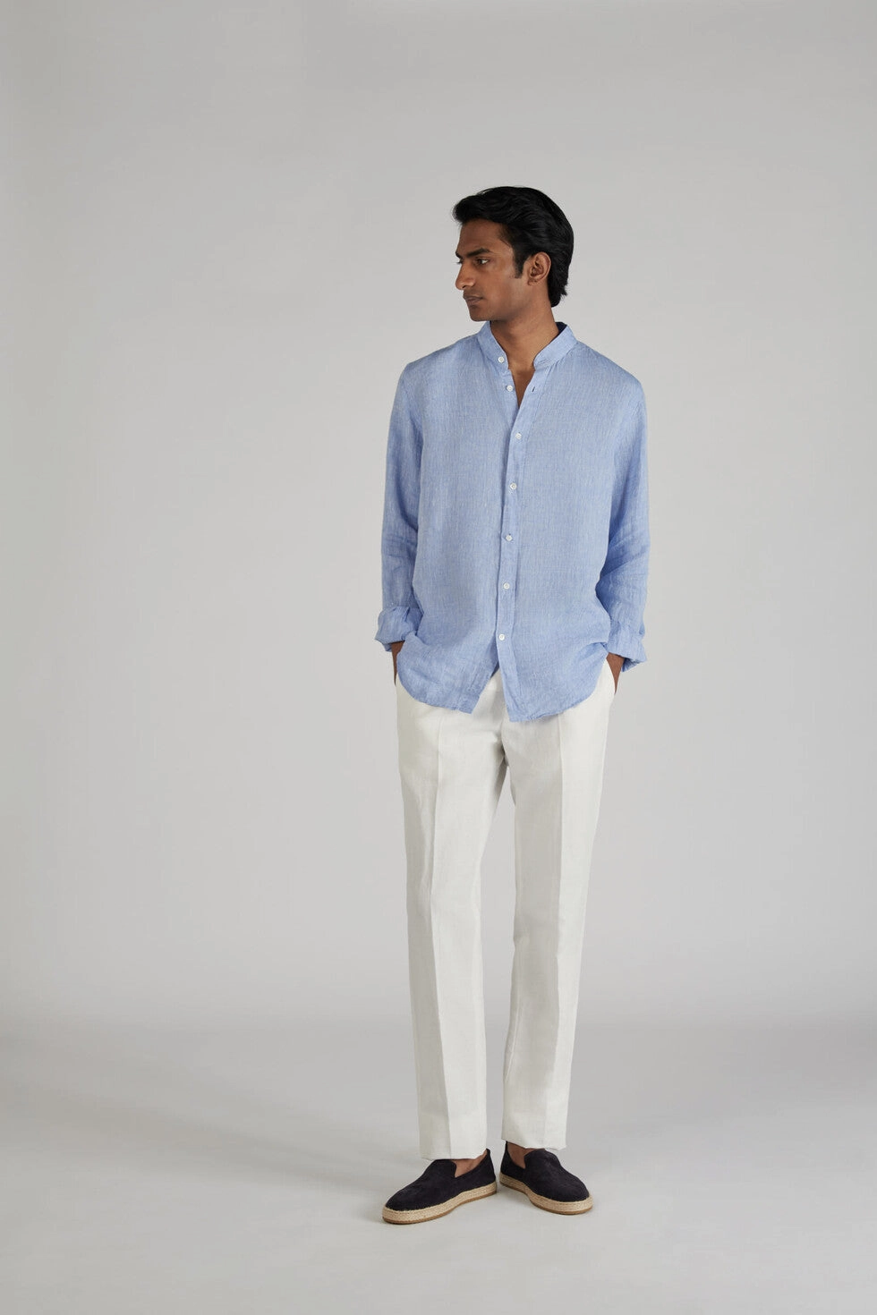 Regular-fit linen shirt Fashionable Pick