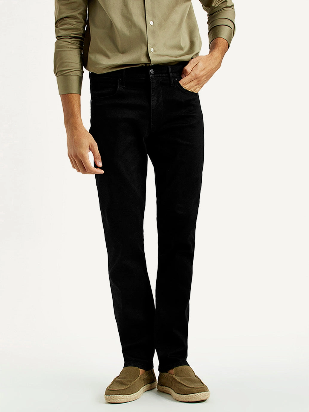 Casual Option Men's Redloop 511 Dark Indigo Slim Fit Mid Rise Jeans