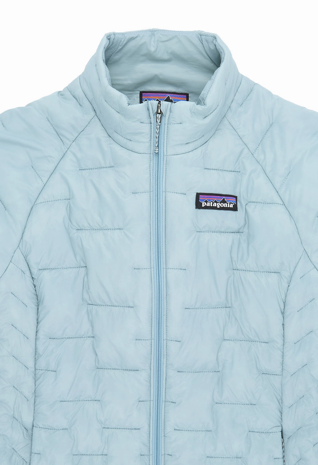 Patagonia Women's Micro Puff Jacket - Thermal Blue Windproof Construction