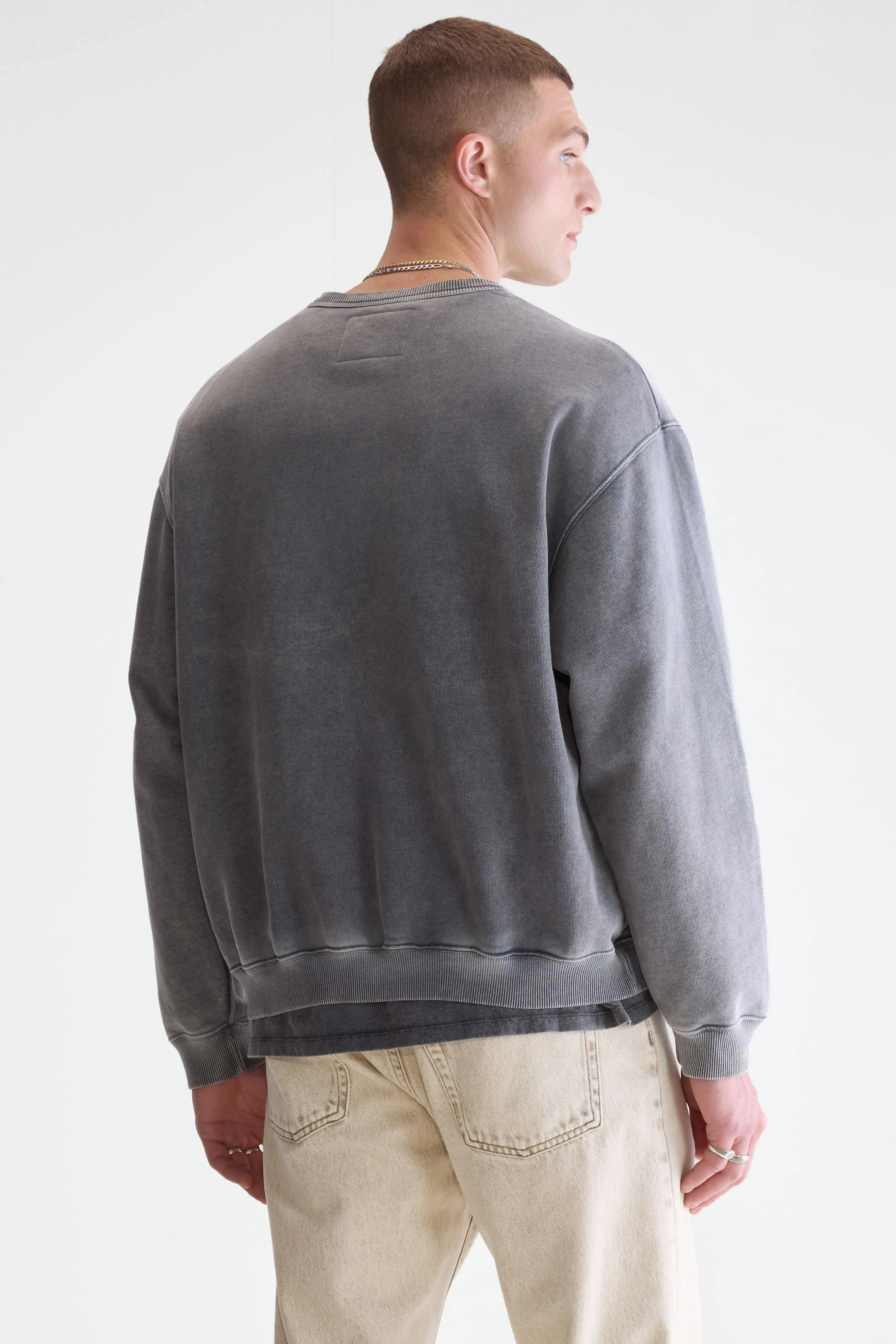Fabien crewneck sweatshirt (252 / M / BLACK BLUE) product brand loyalty
