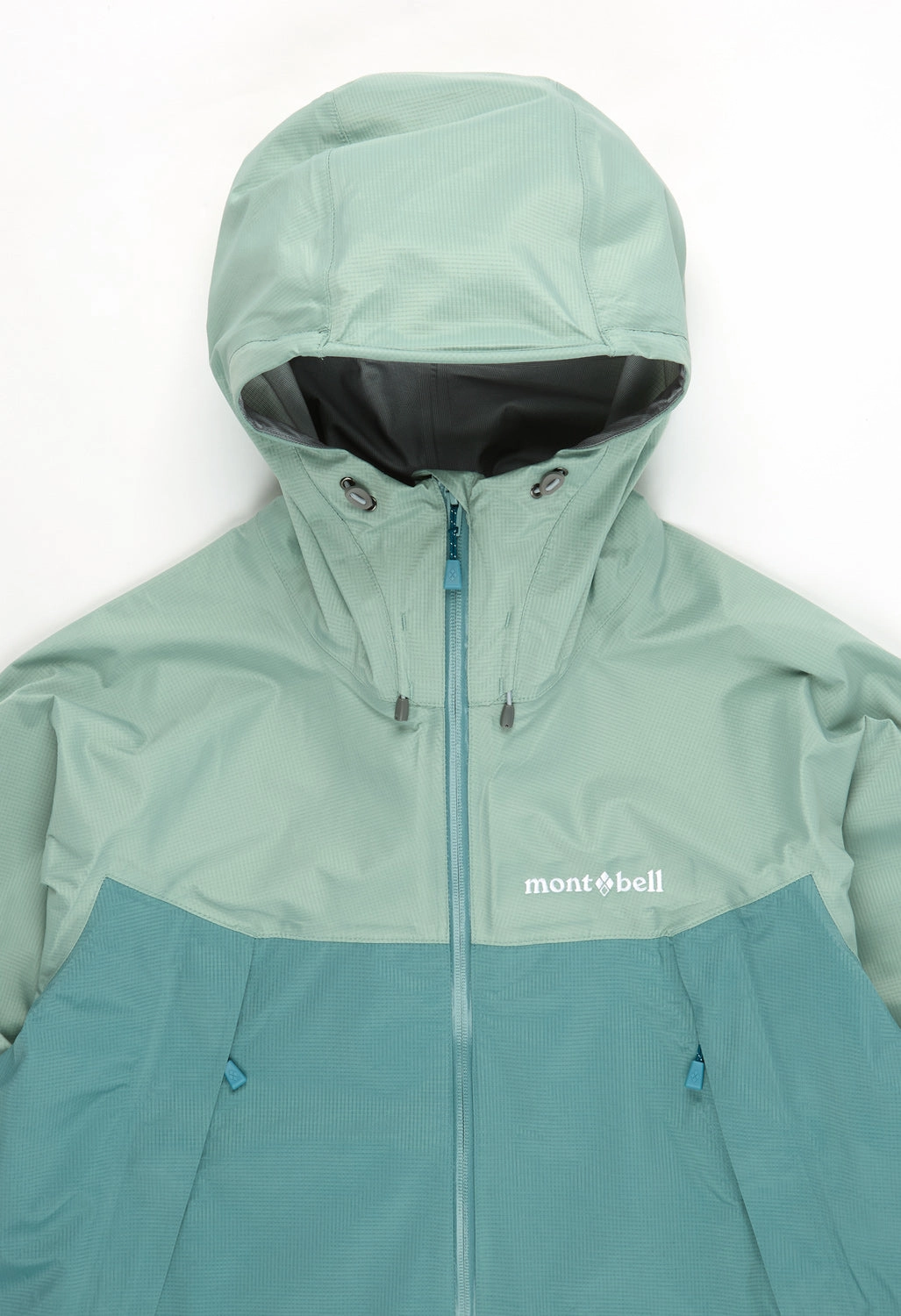 Montbell Women's Thunder Pass Jacket - Light Blue OdorControl Treatment