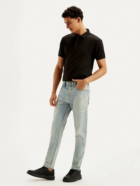 Quick Wash Outdoor Enthusiast Sunny Vibes Teen Outfit Men's 512 Light Blue Slim Tapered Fit Mid Rise Jeans