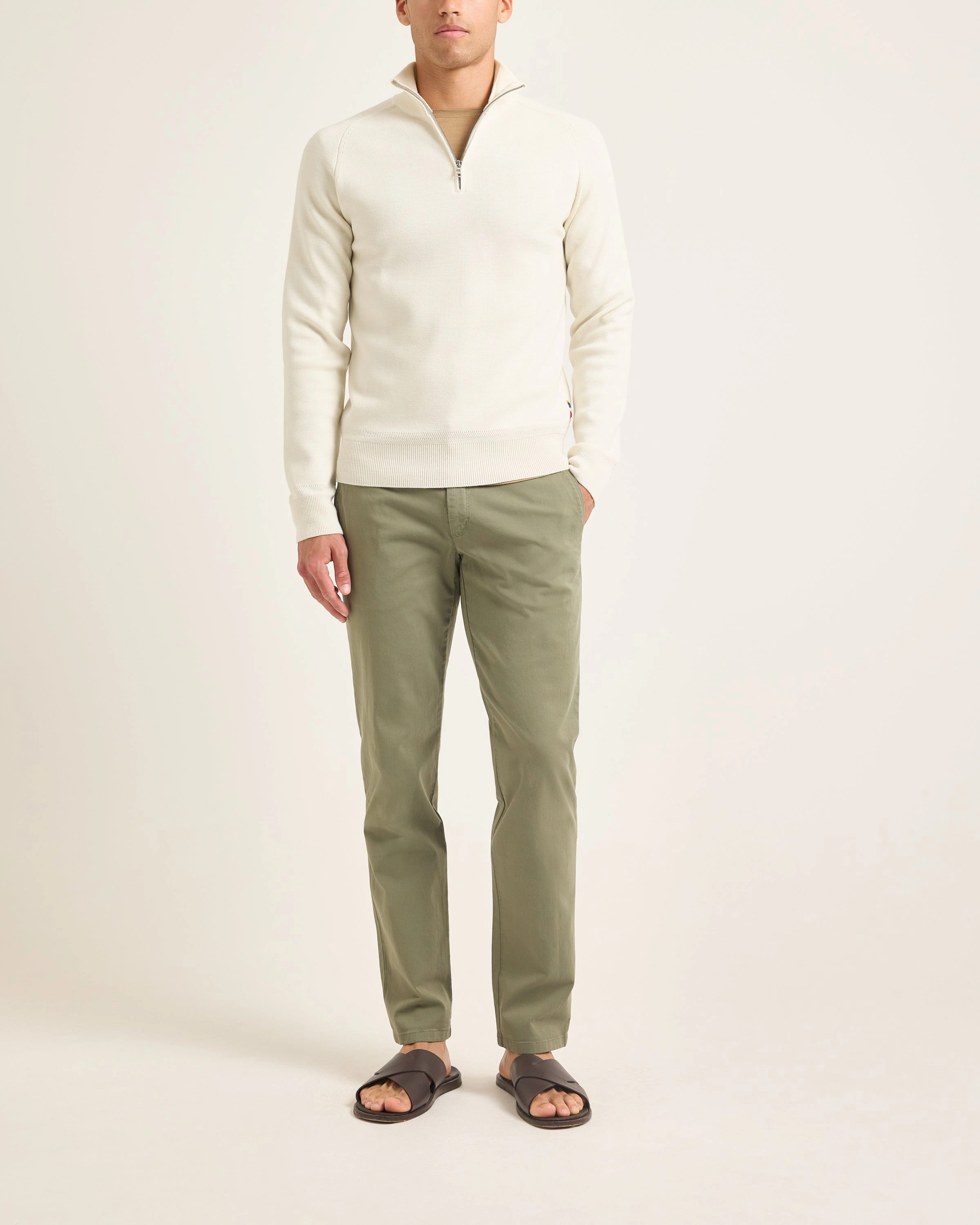 Fallon Stretch-Cotton ElasticWaist