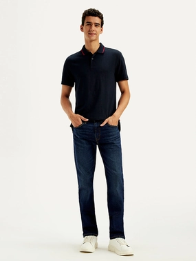 Sharp Silhouette Flex Knit Waist Panel Men's 511 Blue Slim Fit Mid Rise Jeans