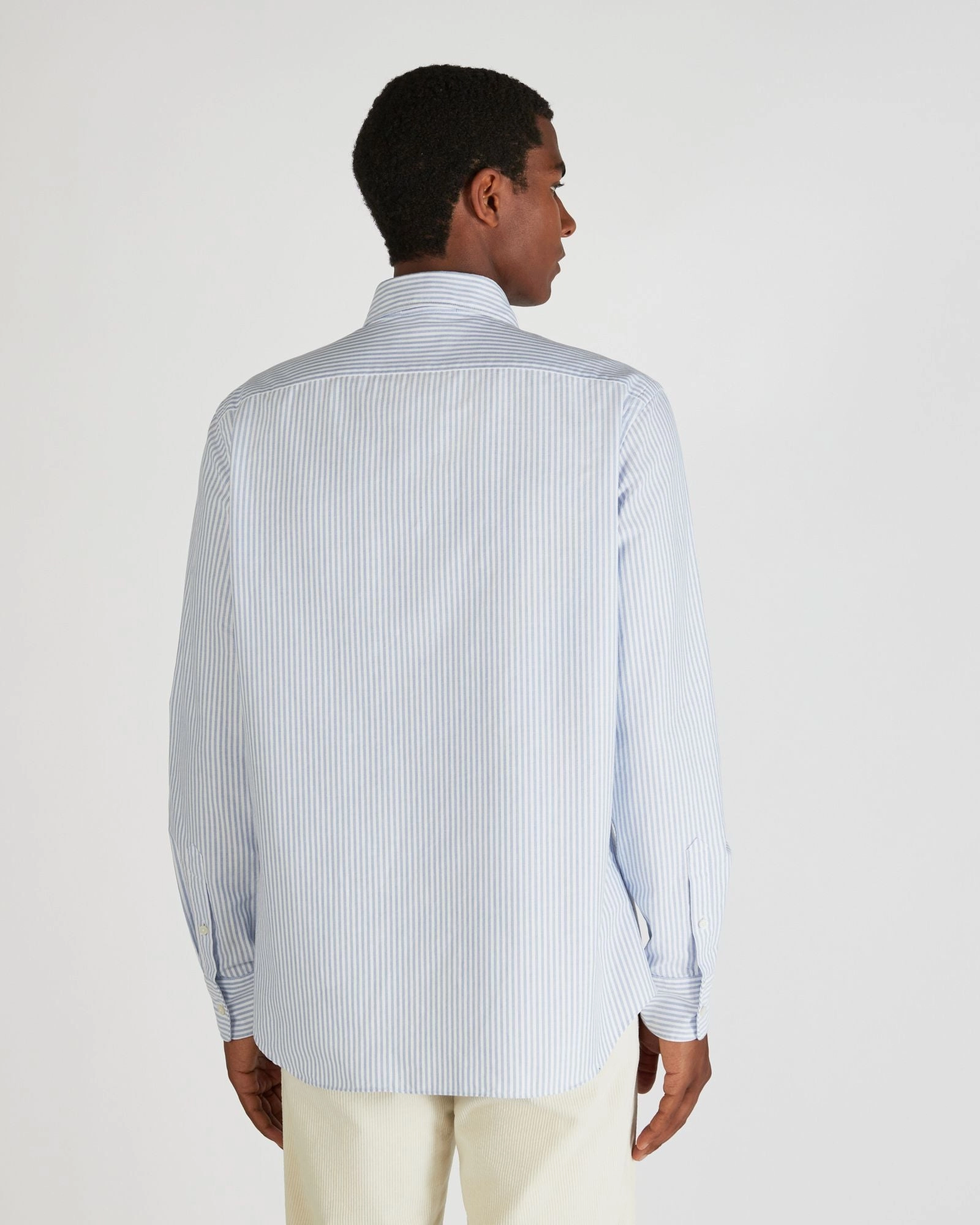 Split hem High Density Weave Regular fit Oxford cotton shirt