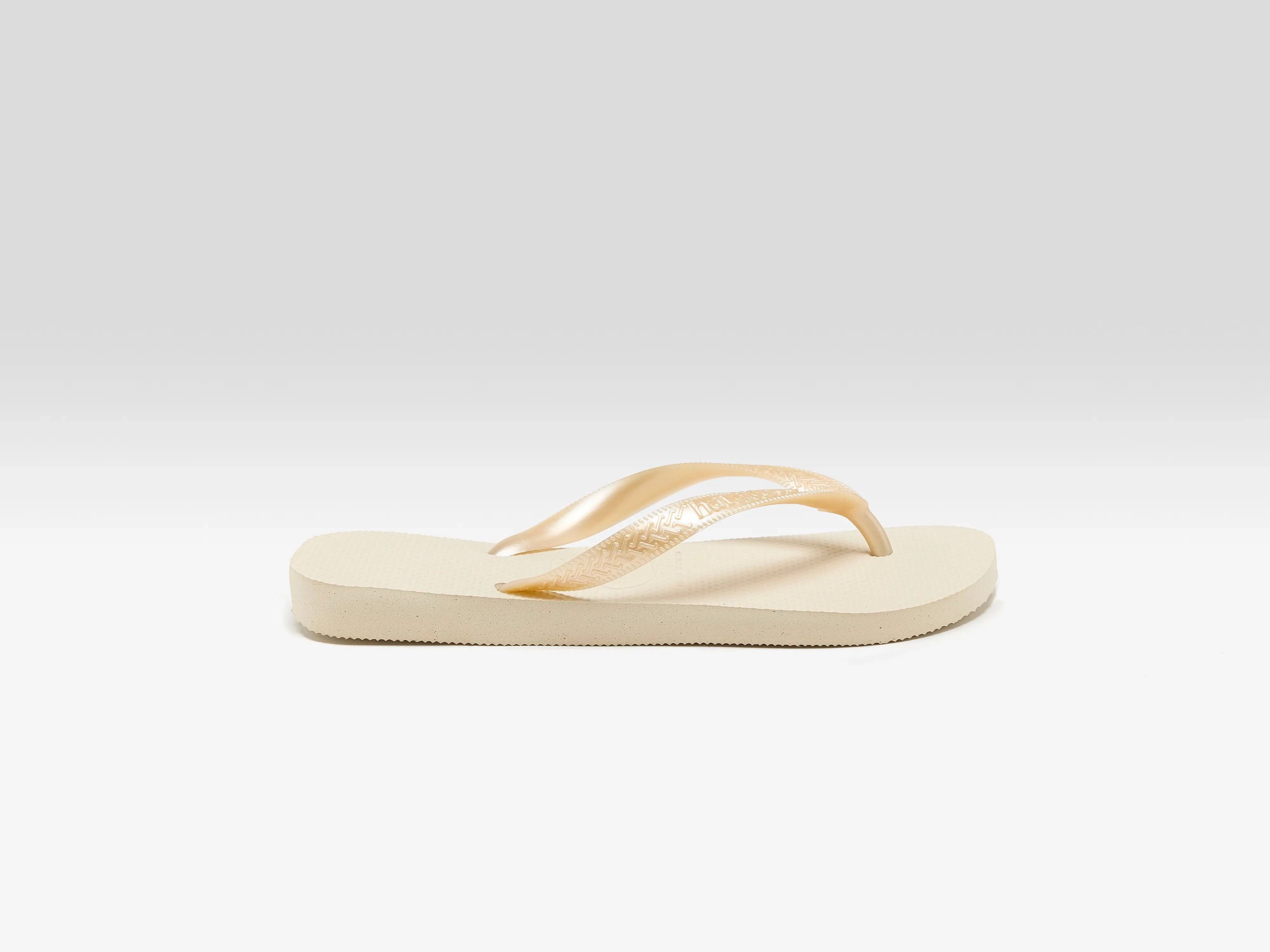 Top Senses Flip Flops for Women  (251 / W / ECRU) Practical
