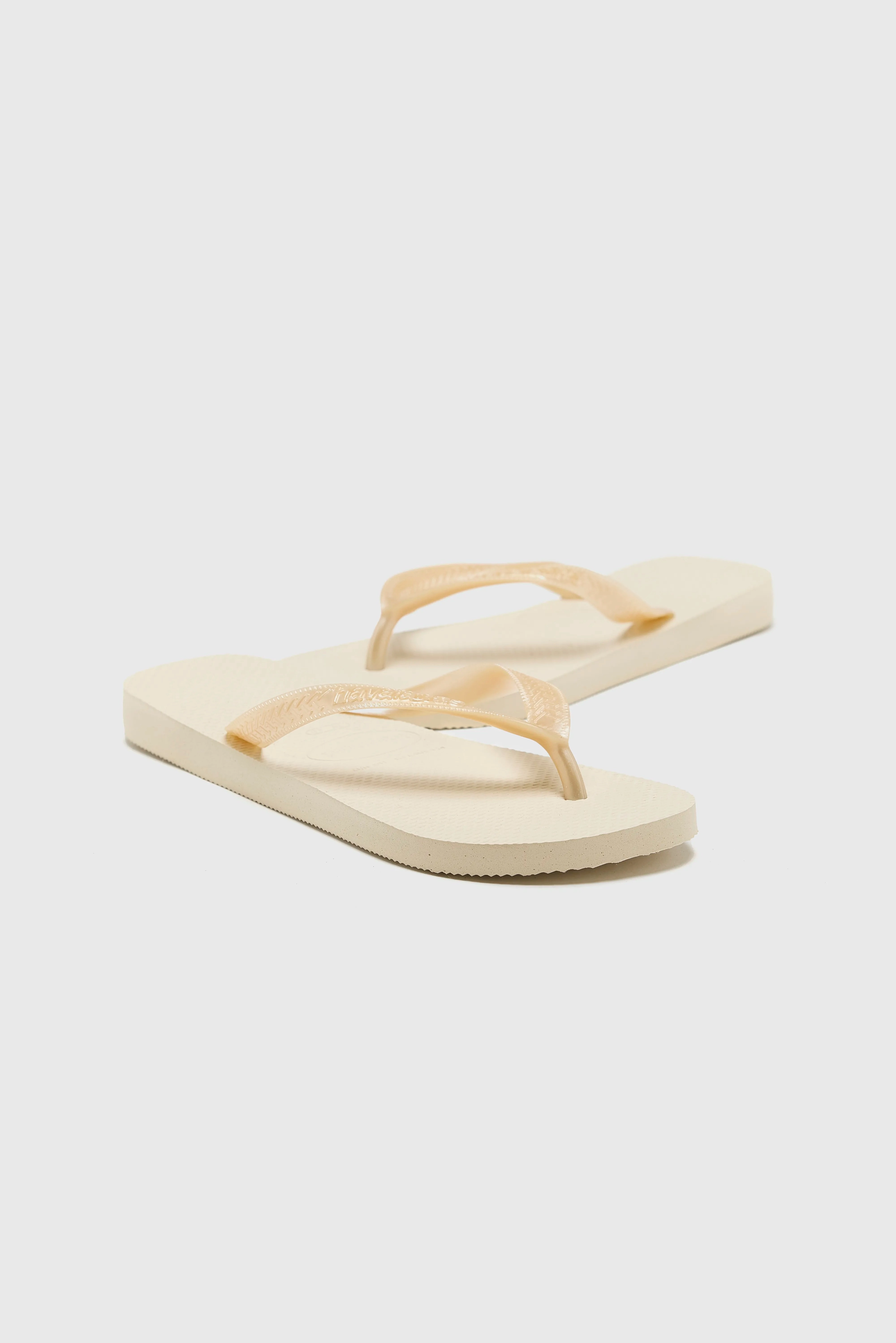 Top Senses Flip Flops for Women  (251 / W / ECRU) Sandal Inserts Eco Friendly Material