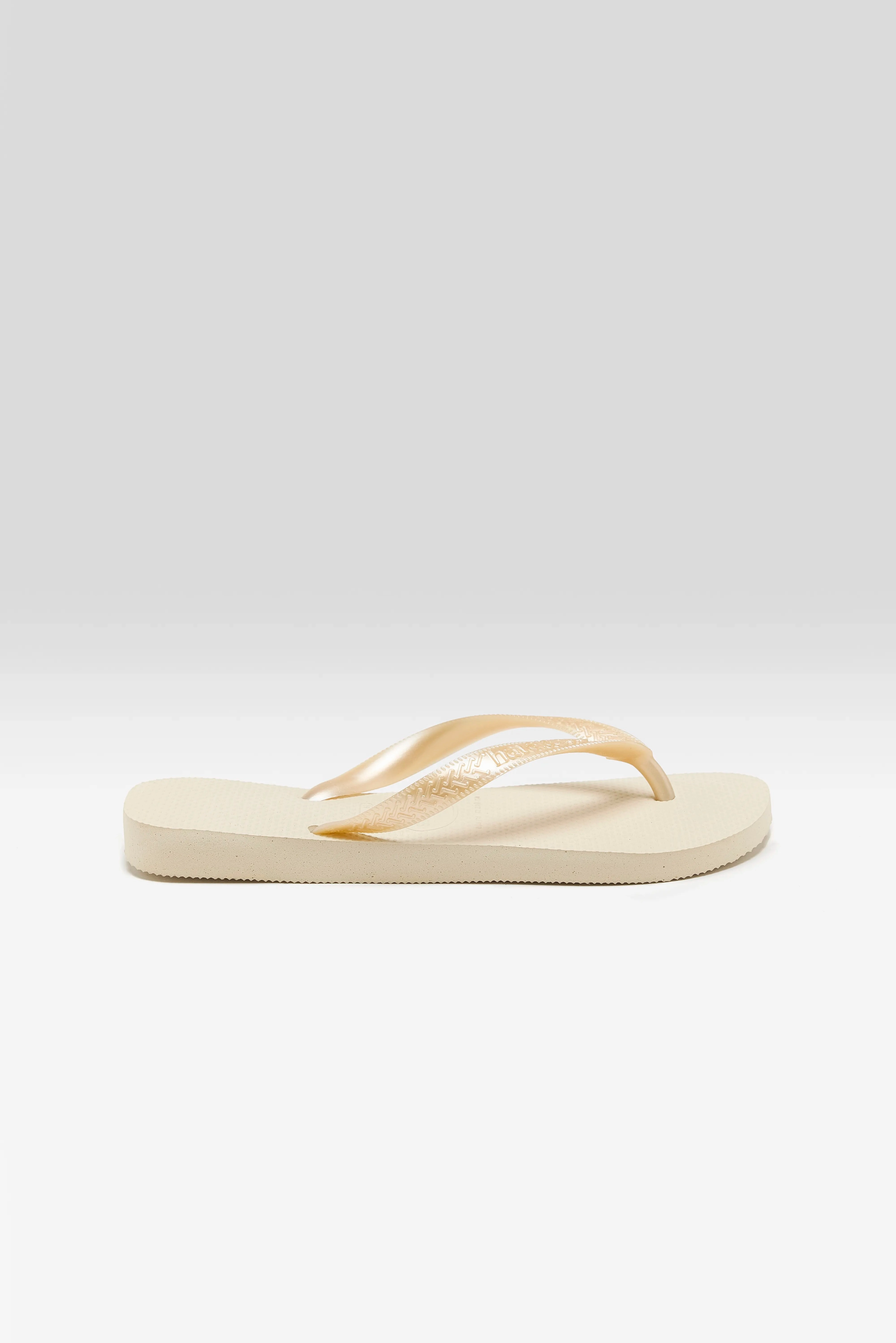 Top Senses Flip Flops for Women  (251 / W / ECRU) Light Style