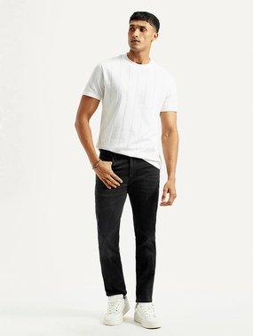 Slim Vintage Lover Men's Redloop 511 Charcoal Grey Slim Fit Mid Rise Jeans