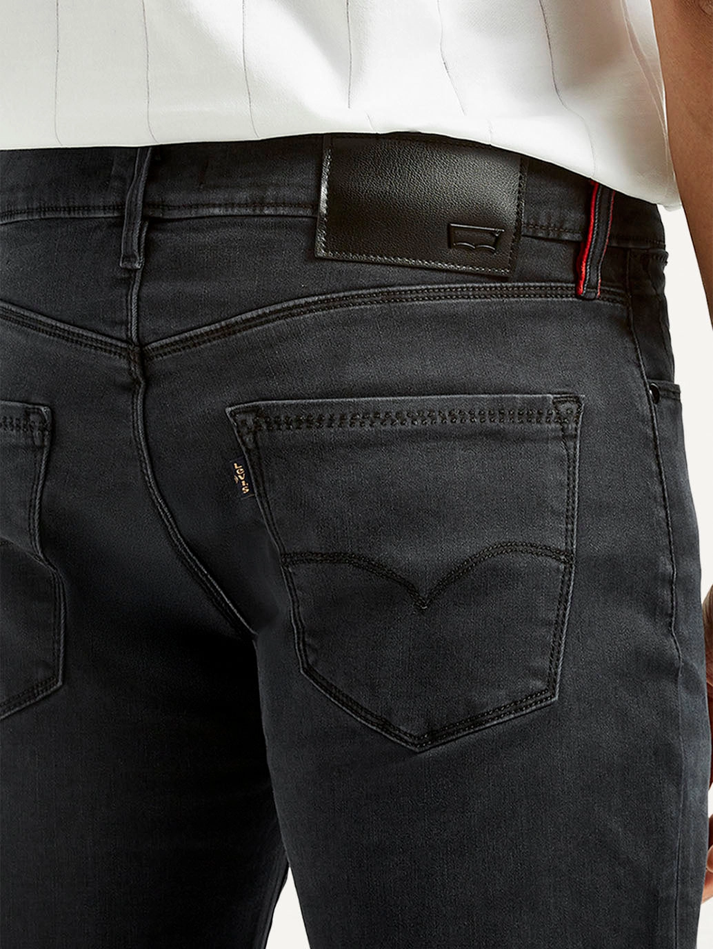 Casual Spring Mood Classic Wear Effortless Style Men's Redloop 511 Charcoal Grey Slim Fit Mid Rise Jeans