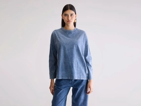 Fade Resistant Coating Filio long sleeve t-shirt (252 / W / BLUE JEANS)